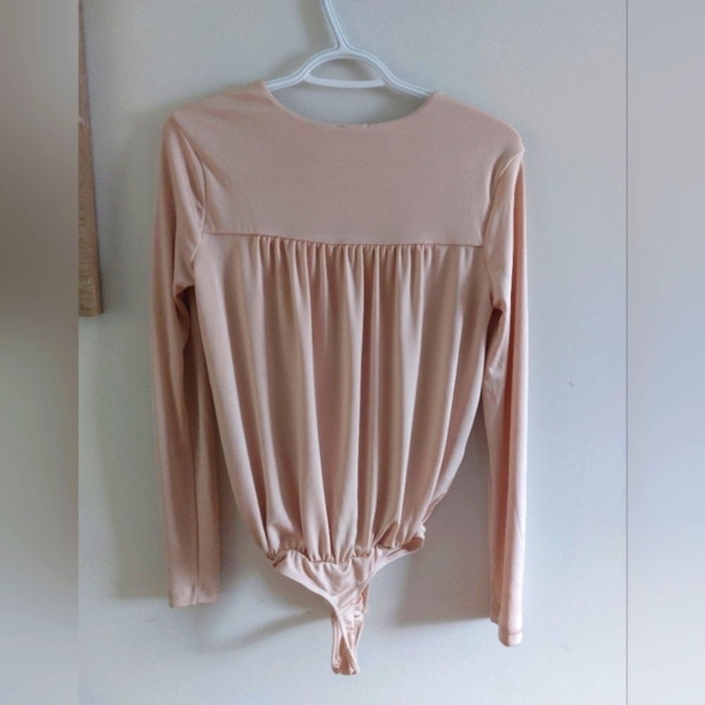 Free People Champagne Pink Bodysuit - Picture 4 of 5